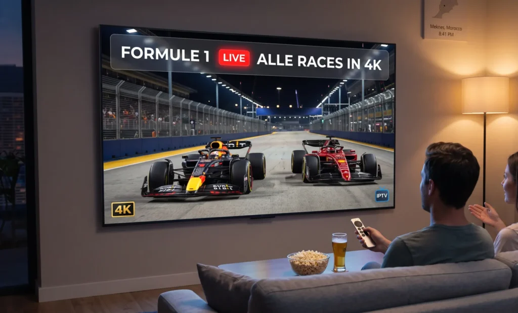 Formule 1 Kijken via IPTV - Alle Races Live in 4K in premium dutch iptv met iptv nederland