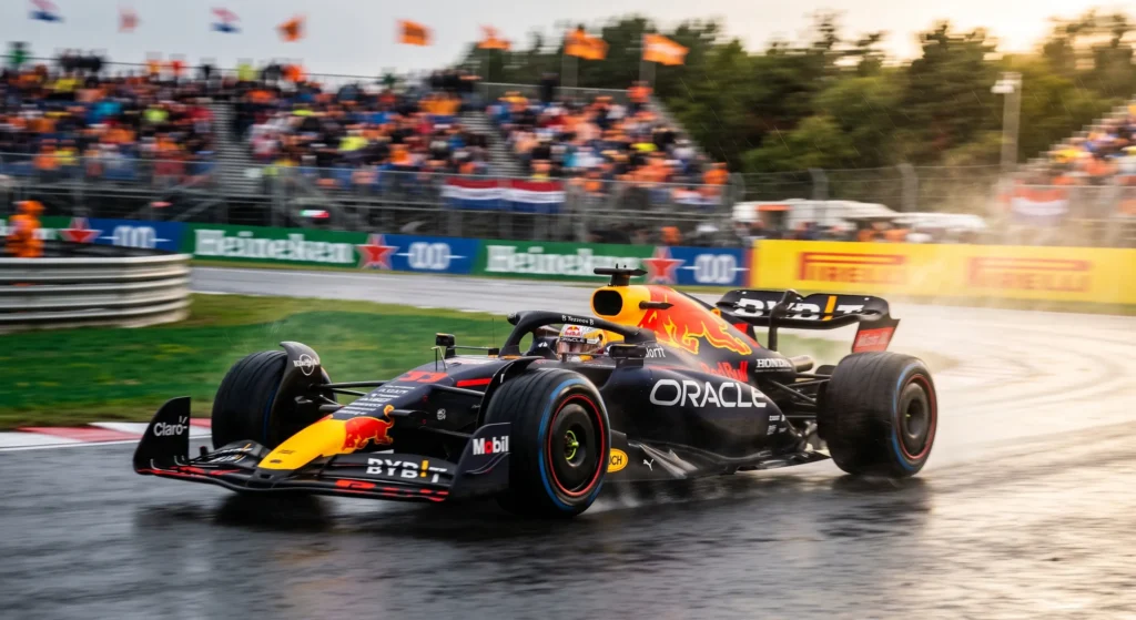 Formule 1 raceauto in actie, dynamische met iptv f1 nederland van premium dutch iptv aanbieder