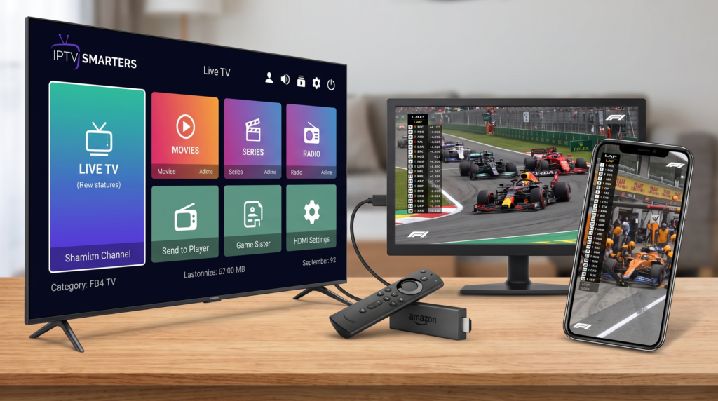 beste iptv spelers en app voor formule 1 kijken met iptv aanbieder in 2026