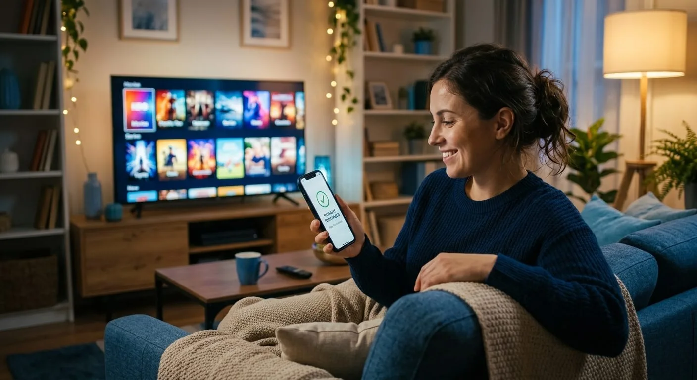 Bestel uw 1 maand IPTV abonnement in 3 eenvoudige stappen: kiezen, veilig betalen en direct kijken