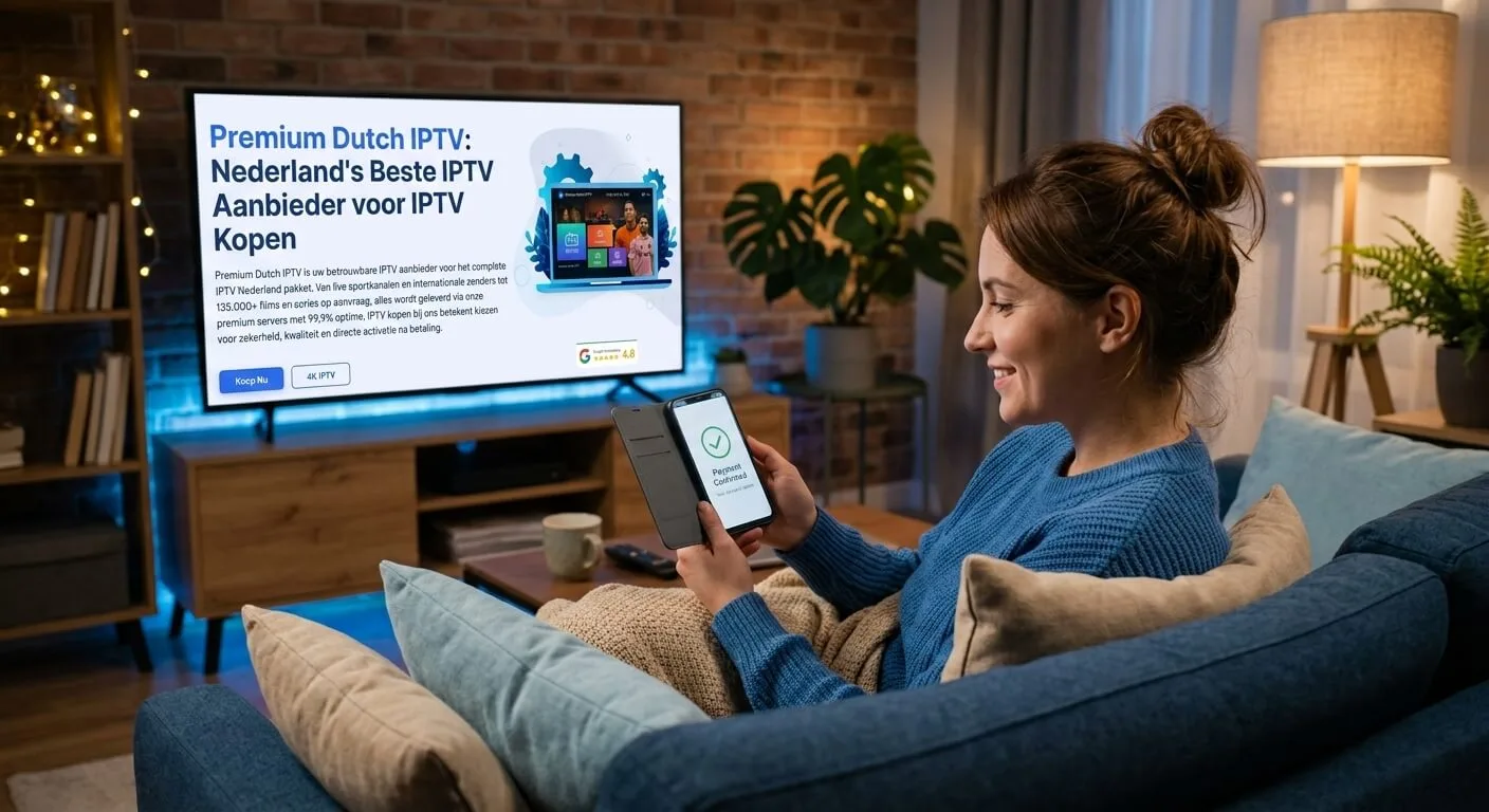 Holland IPTV bestellen in 3 eenvoudige stappen: kiezen, veilig betalen en direct kijken